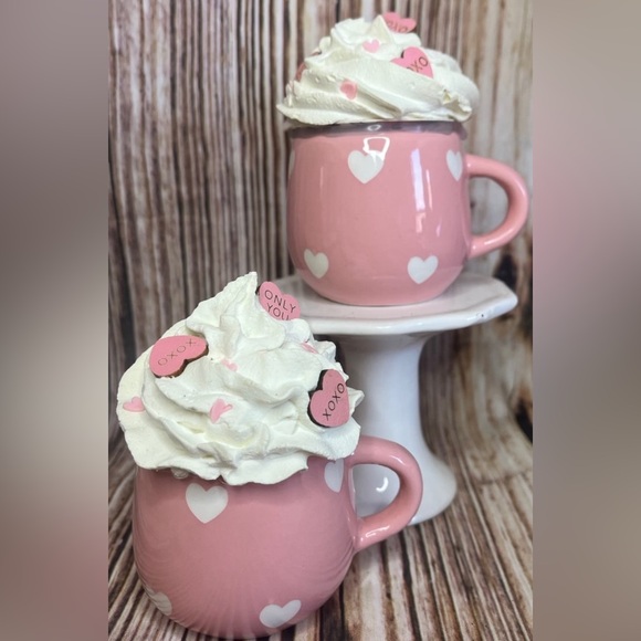 **SOLD** Valentines Day Faux Mini Coffees - Picture 2 of 2